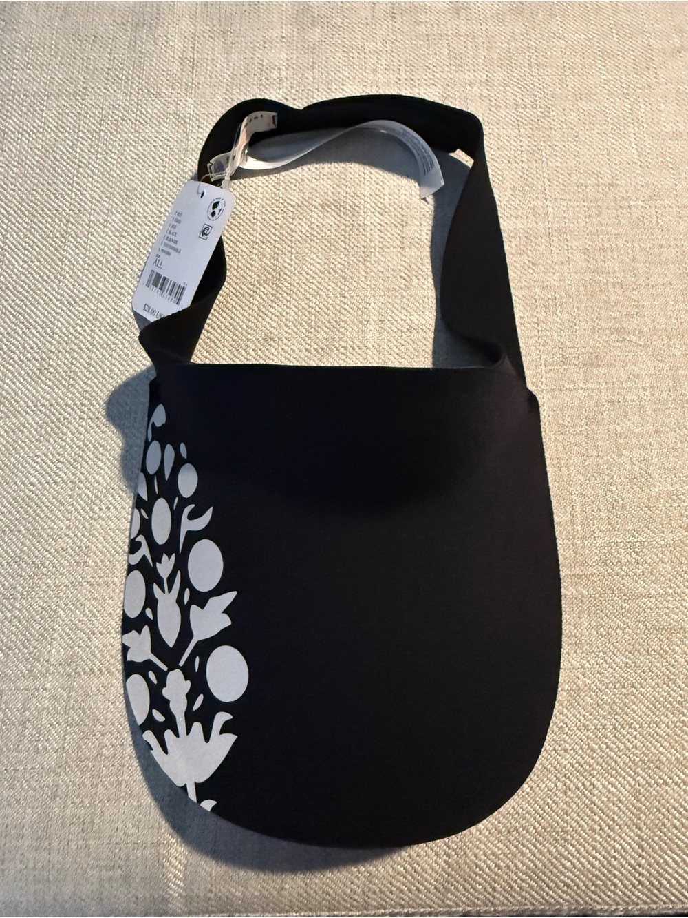 NWOT Free People Volley Reflective Visor in Black